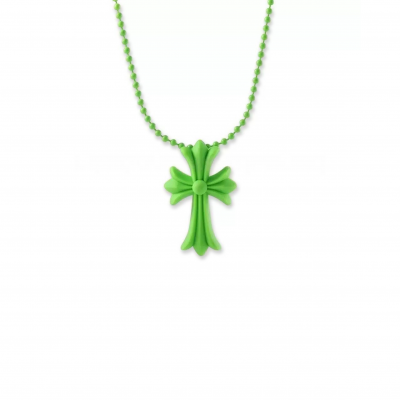 CHROME HEARTS SILICONE CROSS NECKLACE